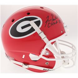 Fran Tarkenton Signed Georgia Bulldogs Full-Size Helmet Inscribed "CHOF 87" (Radke COA)