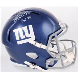 Michael Strahan Signed Giants Full-Size Speed Helmet Inscribed "HOF '14" (JSA COA)