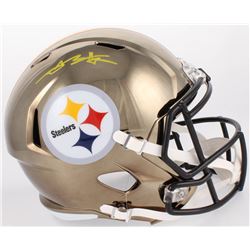 Antonio Brown Signed Steelers Full-Size Chrome Speed Helmet (JSA COA)