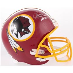 Sonny Jurgensen Signed Redskins Full-Size Helmet Inscribed "HOF 83" (JSA COA)