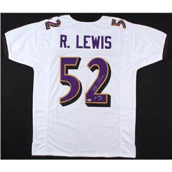 Ray Lewis Signed Baltimore Ravens Jersey Inscribed "SB XXXV MVP" (Beckett COA)