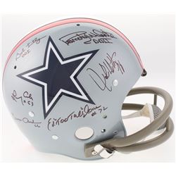 Doomsday Defense Cowboys Full-Size Throwback Suspension Helmet Team-Signed by (6) with Bob Lilly, Ra