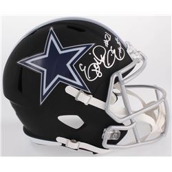 Ezekiel Elliott Signed Cowboys Full-Size Matte Black Speed Helmet (Beckett COA)