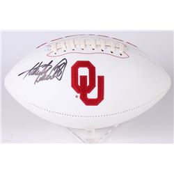 Adrian Peterson Signed Oklahoma Sooners Logo Football (Beckett COA)