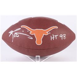 Ricky Williamsn Signed Texas Longhorns Logo Football Inscribed "HT 98" (JSA COA)