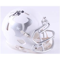 Jadeveon Clowney Signed Texans White ICE Mini Speed Helmet (JSA COA)