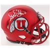Image 1 : Alex Smith Signed Utah Utes Speed Mini Helmet (Beckett COA)