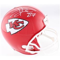 Travis Kelce Signed Chiefs Full-Size Helmet (JSA COA)