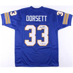 Tony Dorsett Signed Pittsburgh Panthers Jersey Inscribed "76 Heisman" (JSA COA)