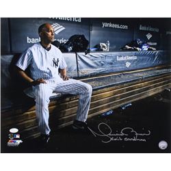 Mariano Rivera Signed New York Yankees 16x20 Photo Inscribed "Exit Sandman" (JSA COA)