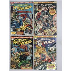 Lot of (4) 1974 Marvel Amazing Spider-Man 1st Series Series Comic Books with #130 #131 #132  #133