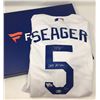 Image 1 : Corey Seager Signed Dodgers Limited Edition 2017 All-Star Game Authentic Majestic Jersey Inscribed "