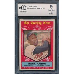 1959 Topps #561 Hank Aaron All Star (BCCG 9)