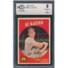 Image 1 : 1959 Topps #360 Al Kaline (BCCG 8)