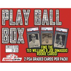 1939  1940 â€œPlay Ball Boxâ€ (2) PSA Graded Cards Per Box! A HOFâ€™er or PSA 6 in EVERY Mystery Bo