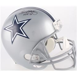 Tony Dorsett Signed Dallas Cowboys Full-Size Helmet Inscribed "HOF 94" (JSA COA)