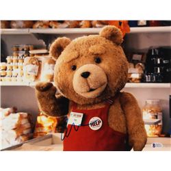 Seth MacFarlane Signed "Ted" 11x14 Photo (Beckett COA)