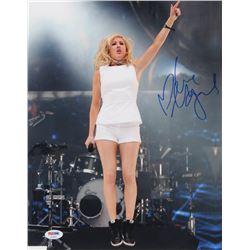 Ellie Goulding Signed 11x14  Photo (PSA COA)