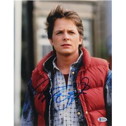 Michael J. Fox Signed "Back to the Future" 11x14 Photo (Beckett COA)