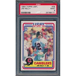 1984 Topps USFL #36 Jim Kelly XRC (PSA 9)
