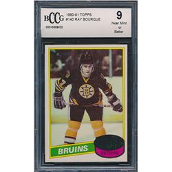 1980-81 Topps #140 Ray Bourque RC (BCCG 9)