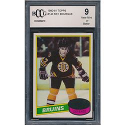 1980-81 Topps #140 Ray Bourque RC (BCCG 9)