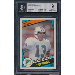 1984 Topps #123 Dan Marino PB RC (BGS 9)