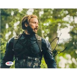 Chris Evans Signed "Black Panther" 8x10 Photo (PSA COA)