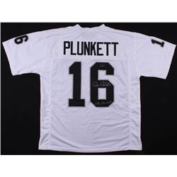 Jim Plunkett Signed Oaklnad Raiders Jersey Inscribed "S.B. XV MVP" (Radtke COA)