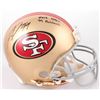 Image 1 : Aldon Smith Signed San Francisco 49ers Full-Size Authentic Helmet Inscribed "2012 DPOY"  "99 Problem