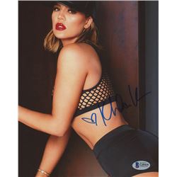 Khloe Kardashian Signed 8x10 Photo (Beckett COA)
