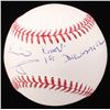 Image 1 : Pete Best Signed OML Baseball Inscribed "Beatles- 1ST DRUMMER" (Beckett COA)