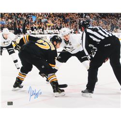 Patrice Bergeron Signed Boston Bruins 16x20 Photo (Bergeron Hologram)