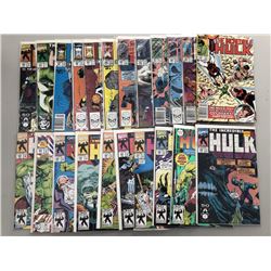 Lot of (46) 1962-1999 Marvel Incredible Hulk Comic Books