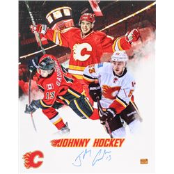 Johnny Gaudreau Signed Calgary Flames 16x20 Photo (Gaudreau Hologram)