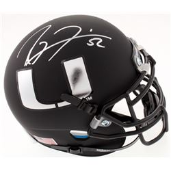 Ray Lewis Signed Miami Hurricanes Matte Black Mini-Helmet (JSA COA)