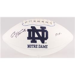 Paul Hornung Signed Notre Dame Fighting Irish Logo Football Inscribed "56 H." (JSA COA)