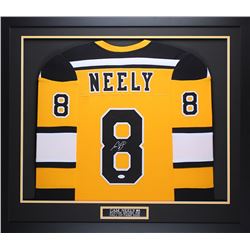Cam Neely Signed Bruins 35" x 43" Custom Framed Jersey (JSA COA)