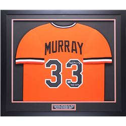 Eddie Murray Signed Baltimore Orioles 35x43 Custom Framed Jersey Inscribed "HOF 2003" (Beckett COA)