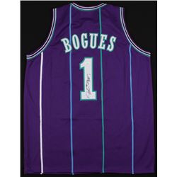 Muggsy Bogues Signed Charlotte Hornets Jersey (JSA COA)
