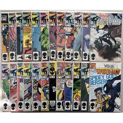 Lot of (52) 1985-1989 Marvel "Web of Spider-Man" Comic Books with 1st Series #1-50  Annual #1  #3
