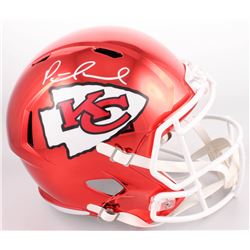Patrick Mahomes Signed Kansas City Chiefs Custom Chrome Full-Size Speed Helmet (JSA COA)