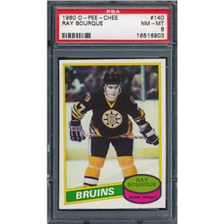 1980-81 O-Pee-Chee #140 Ray Bourque RC (PSA 8)