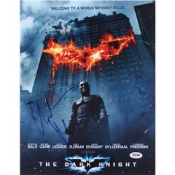 Christian Bale Signed "The Dark Knight" 11x14 Photo (PSA COA)