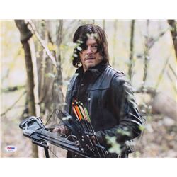 Norman Reedus Signed "The Walking Dead" 11x14 Photo (PSA COA)
