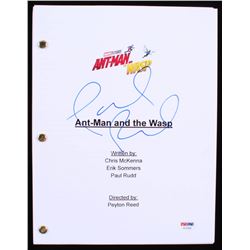 Paul Rudd Signed "Ant-Man and the Wasp" Movie Script (PSA COA)