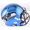 Image 1 : Steve Largent Signed Seattle Seahawks Full-Size Chrome Speed Helmet Inscribed "HOF '95" (Schwartz CO
