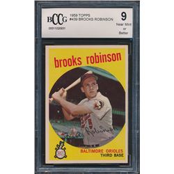1959 Topps #439 Brooks Robinson (BCCG 9)