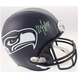 Marshawn Lynch Signed Seattle Seahawks Full-Size Helmet (Radtke COA)