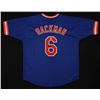 Image 1 : Wally Backman Signed New York Mets Throwback Jersey Inscribed "86 WSC" (Diamond Legends COA)